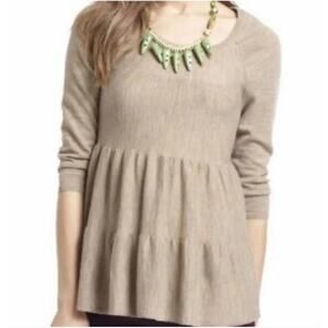MSRP $128 Anthropologie Knitted Wool Baby doll Sweater | Size S | QUICK SHIP